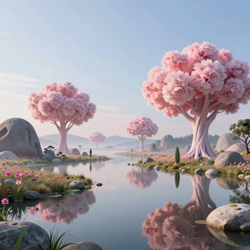 Surreal AI dreamscape art - Image #86