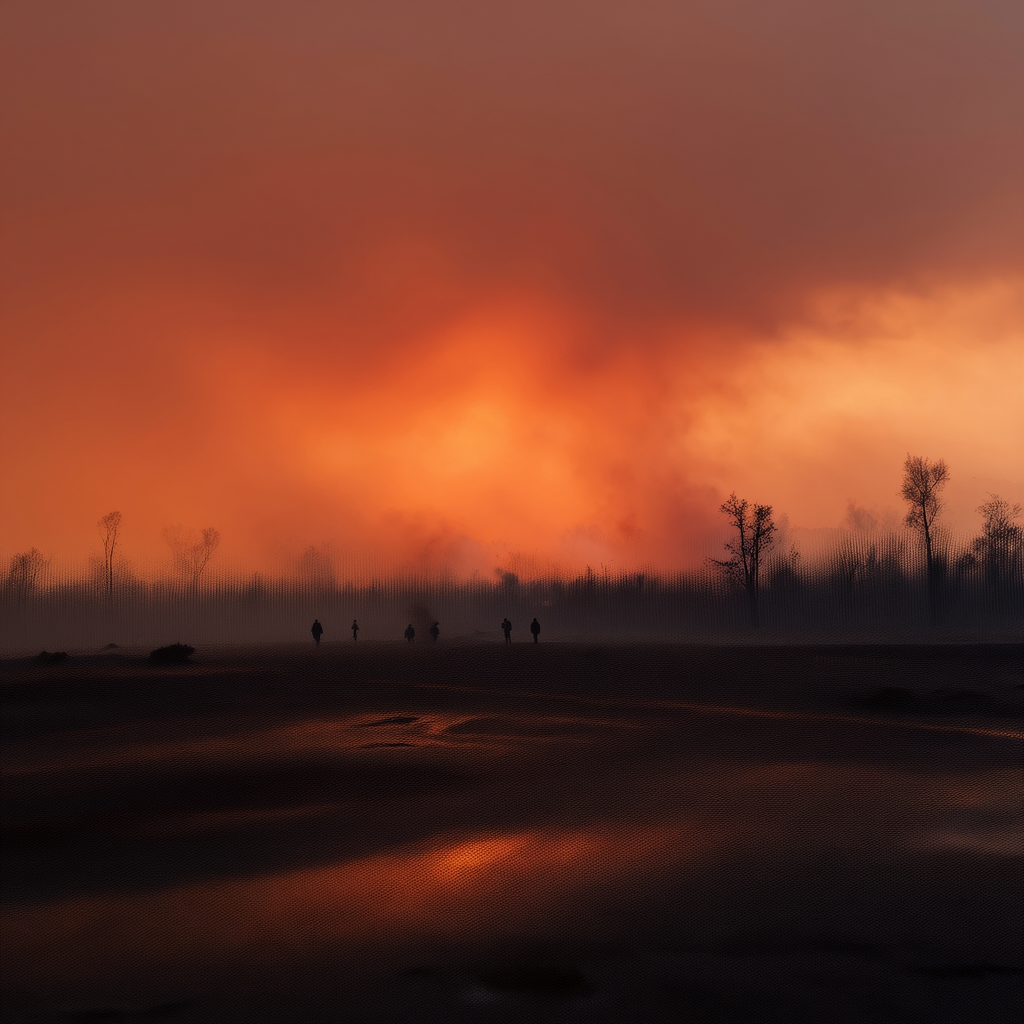 Wildfire and evacuation - Image #1284