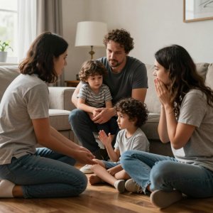 Family Emergency Scene